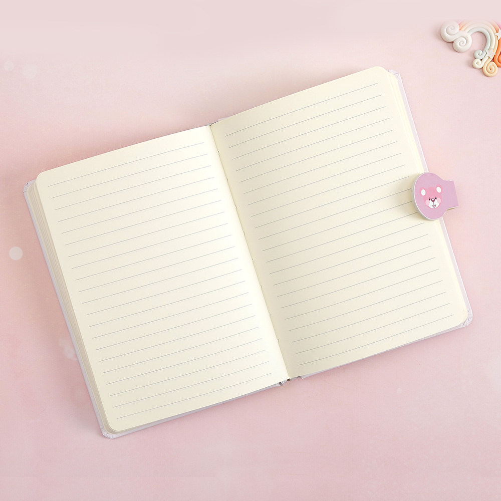 Rainbow Heart Magnetic Buckle Notebook - Student Model B6 Specification image