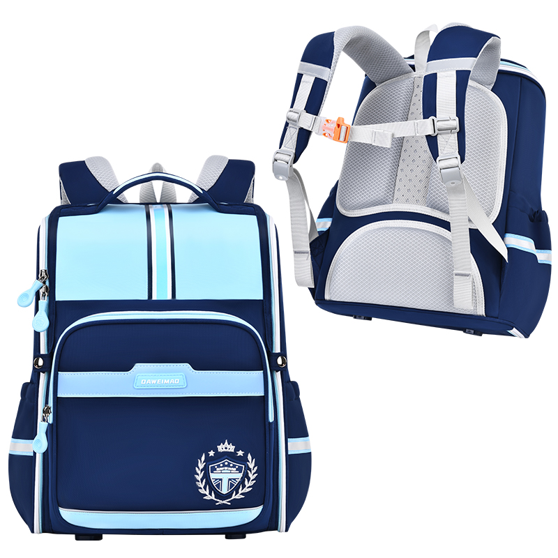 Large-tailed cat fashionable, casual, lightweight, lightweight, waterproof, large-capacity backpack for waist and spine support, primary school schoolbag Specification image