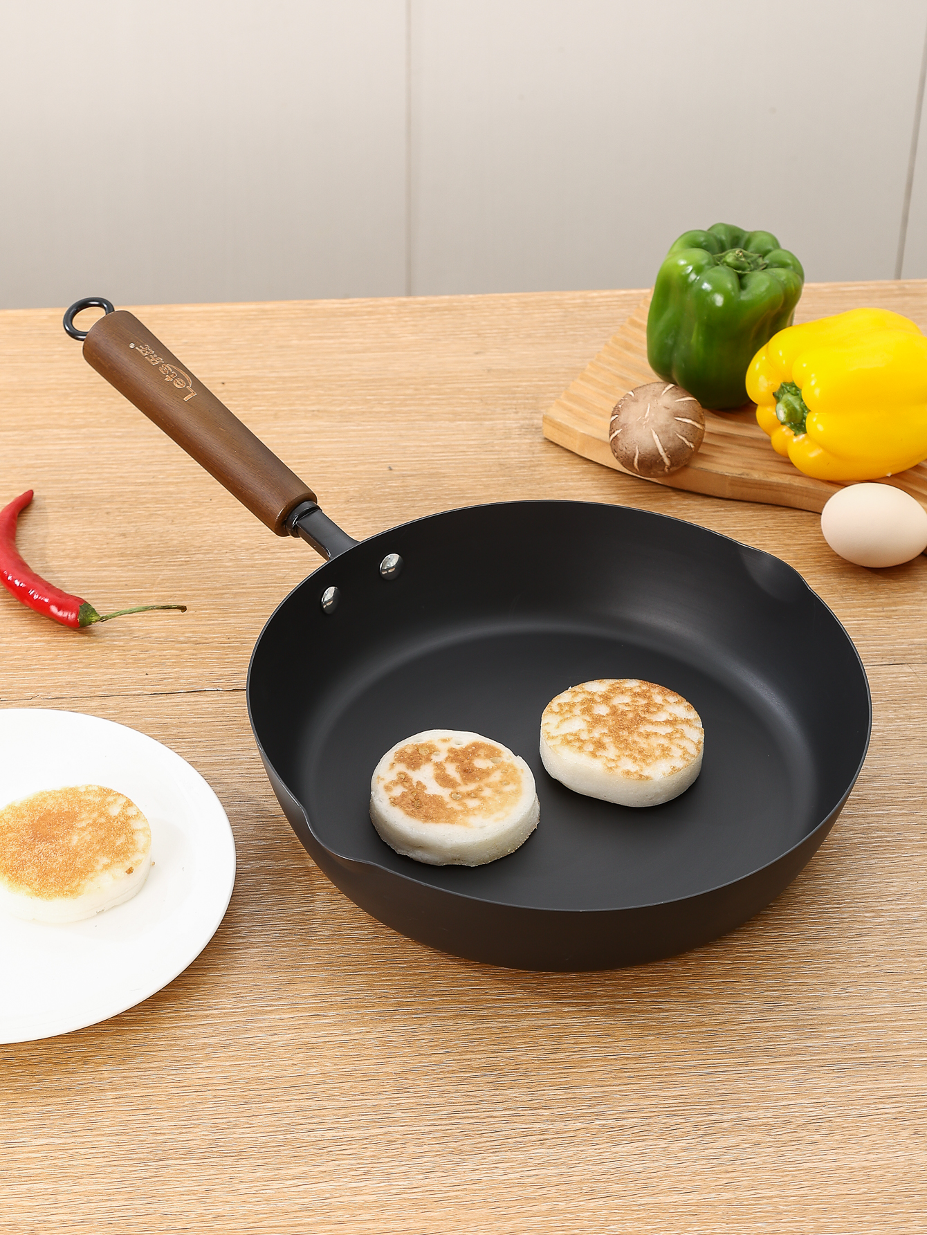 Letz Mysterious Cast Iron Frying pan details Picture