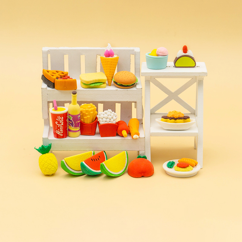 Food-shaped eraser Application Scenario