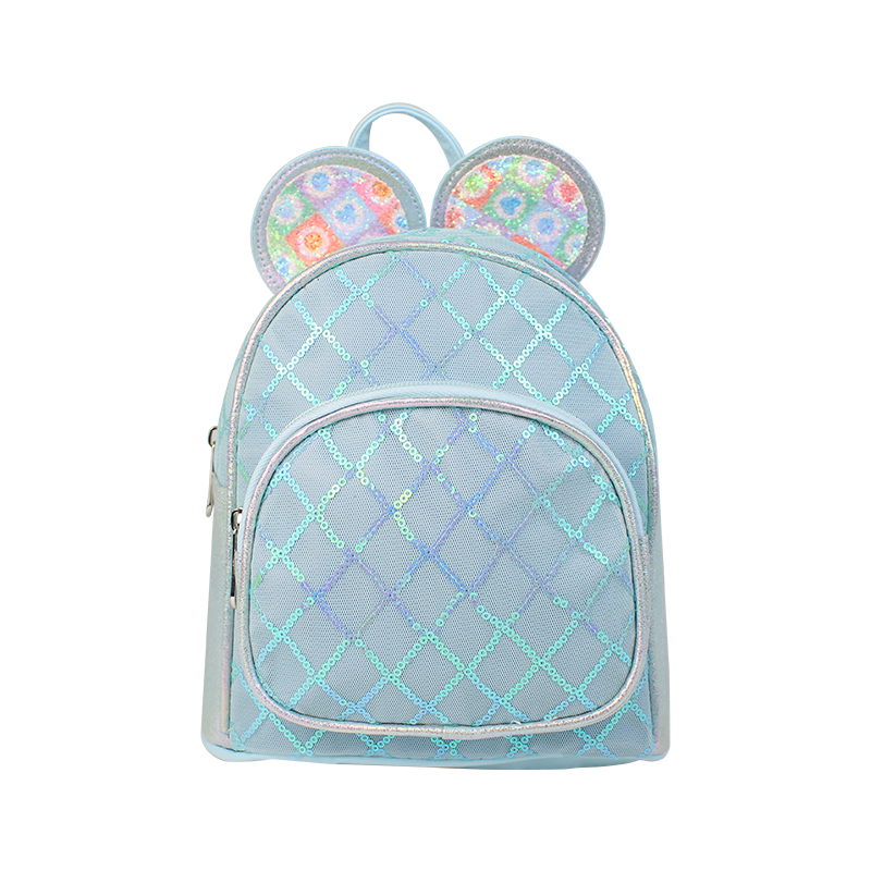 The big-tailed cat children's backpack is cute with sequins, Mickey stripes, cartoon and adorable princess. It's a fashionable and cute bag for girls Item Picture