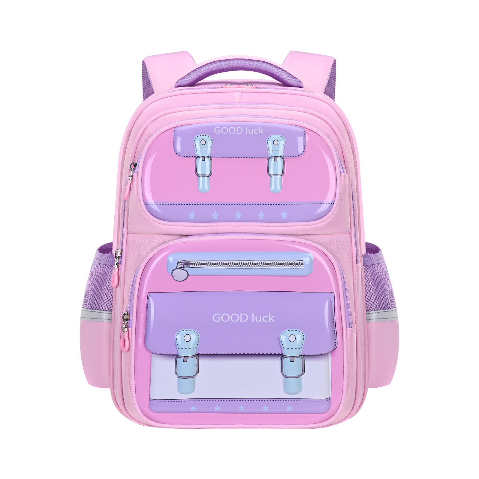 Big-tailed Cat Children's schoolbag for girls, British style, reducing burden and protecting the spine, large-capacity, lightweight and high-quality primary school schoolbag for grades 1-6 details Picture