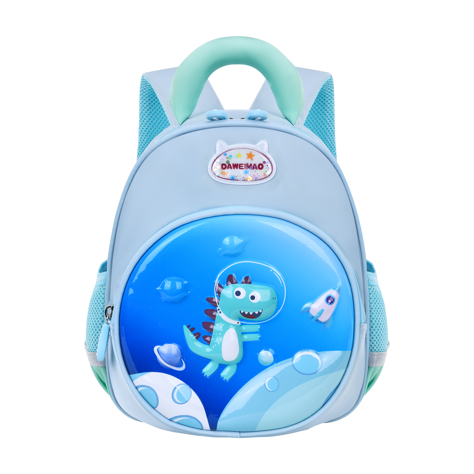 The Big Tail Cat Kindergarten children's schoolbag is a lightweight and cute cartoon backpack for the senior class and preschool class Specification image