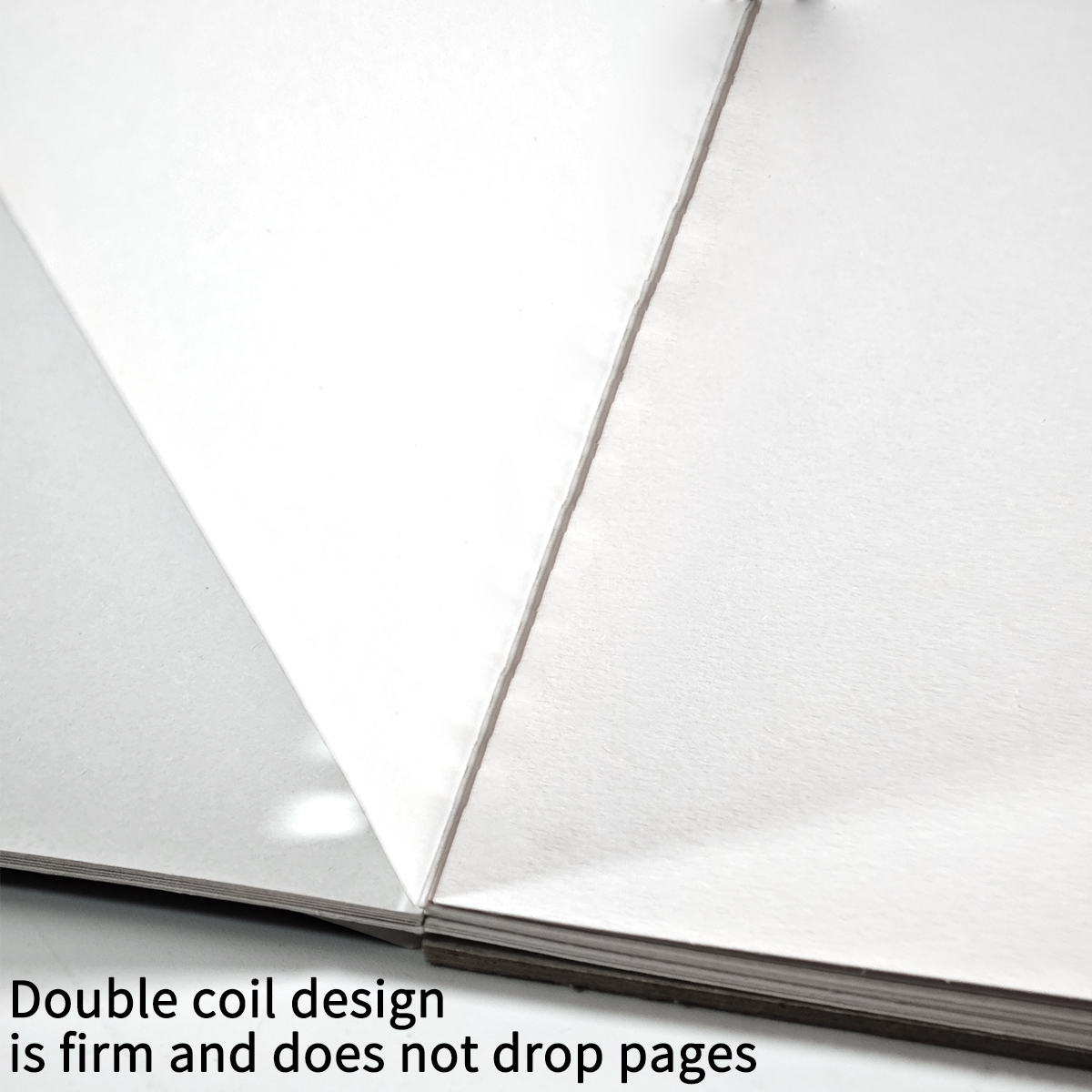 1 A4-sized upside-down coil blank sketchbook (21 cm ×29.7 cm) - 20 sheets of drawing paper, suitable for both beginners and professional illustrators in art painting and letter writing Item Picture