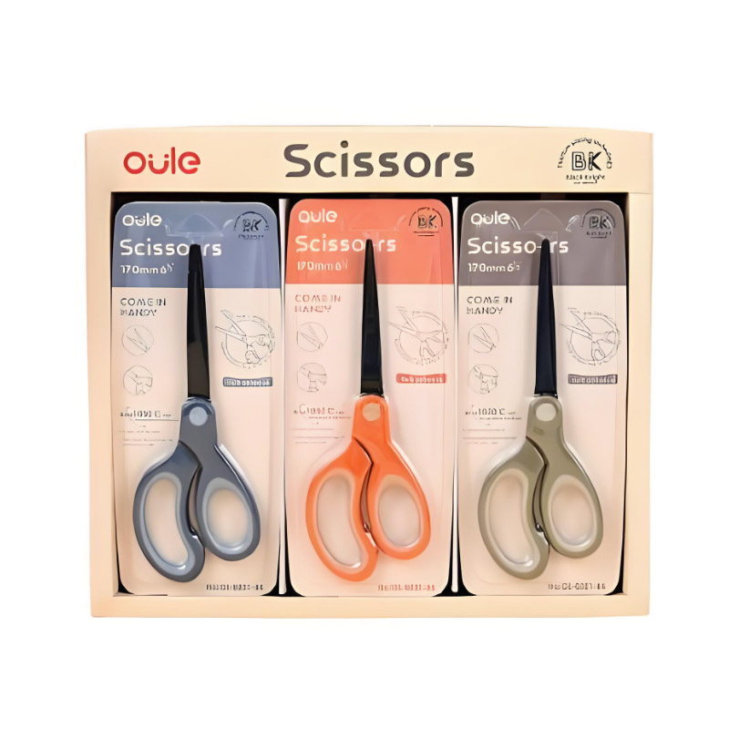 Titanium-coated office scissors