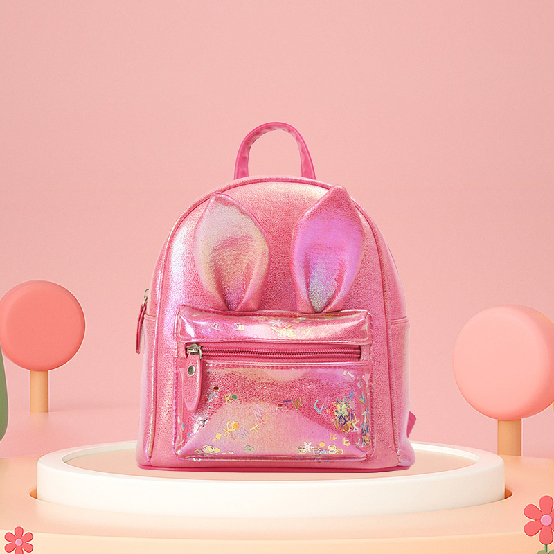 Big Tail Cat, cute rabbit ears, trendy children's backpack, new children's casual backpack, small schoolbag, children's bag Specification image