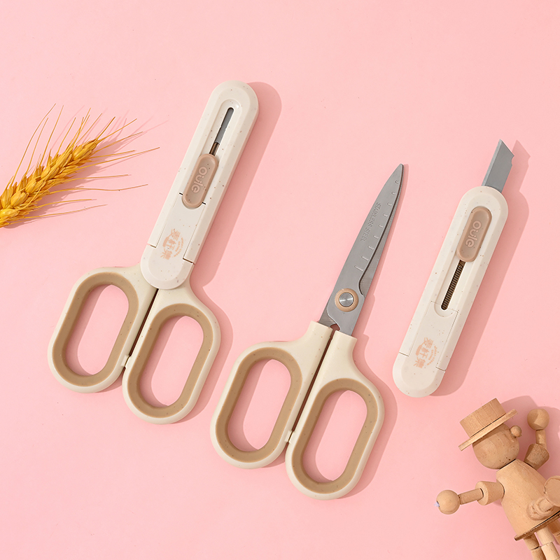 Straw series scissors Item Picture