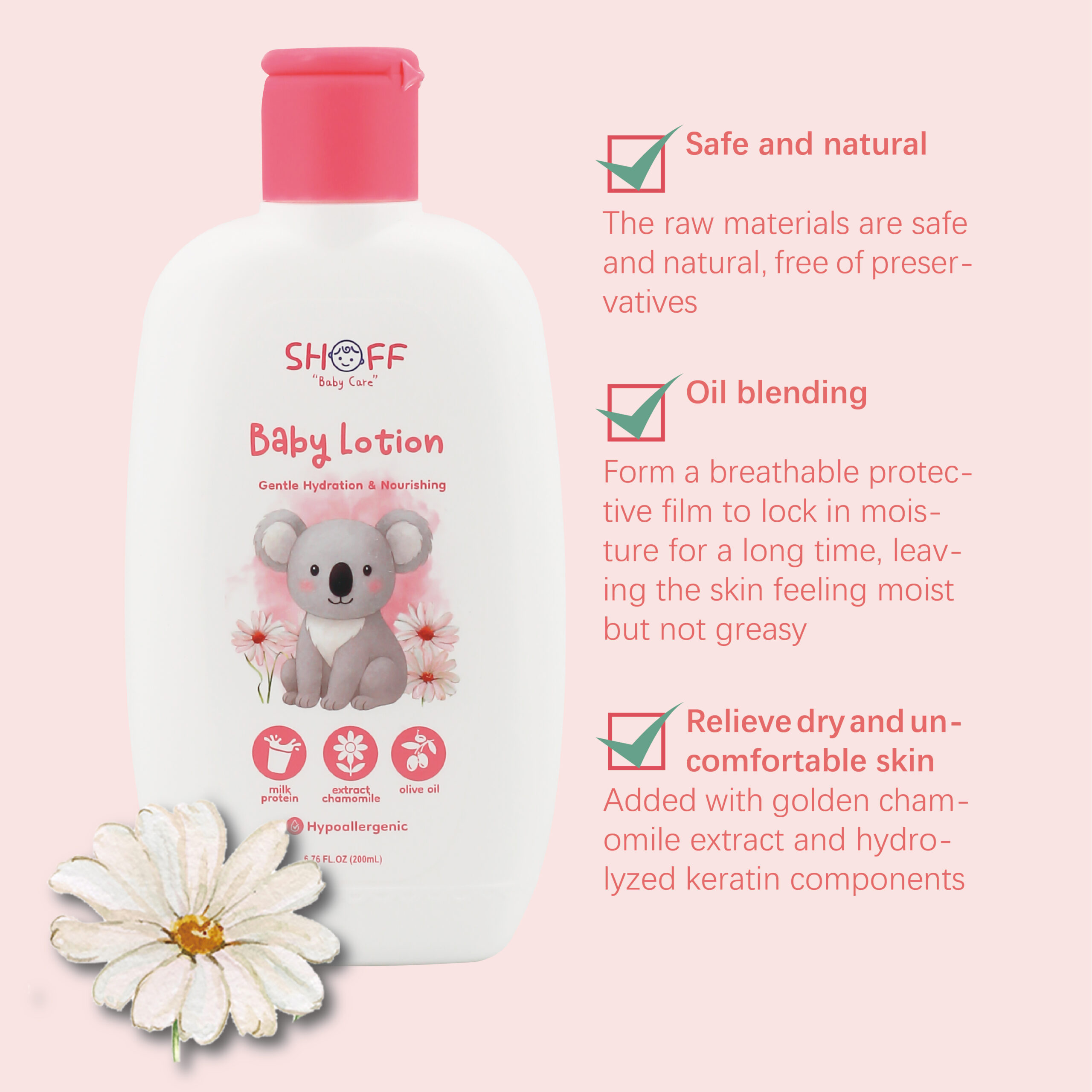 Gentle Moisturizing Baby Lotion - Daily skin care product Application Scenario