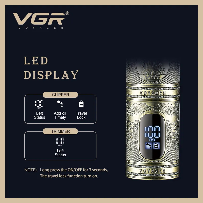 VGR V-670 专业男士理发器套装 理发店专用 Item Picture