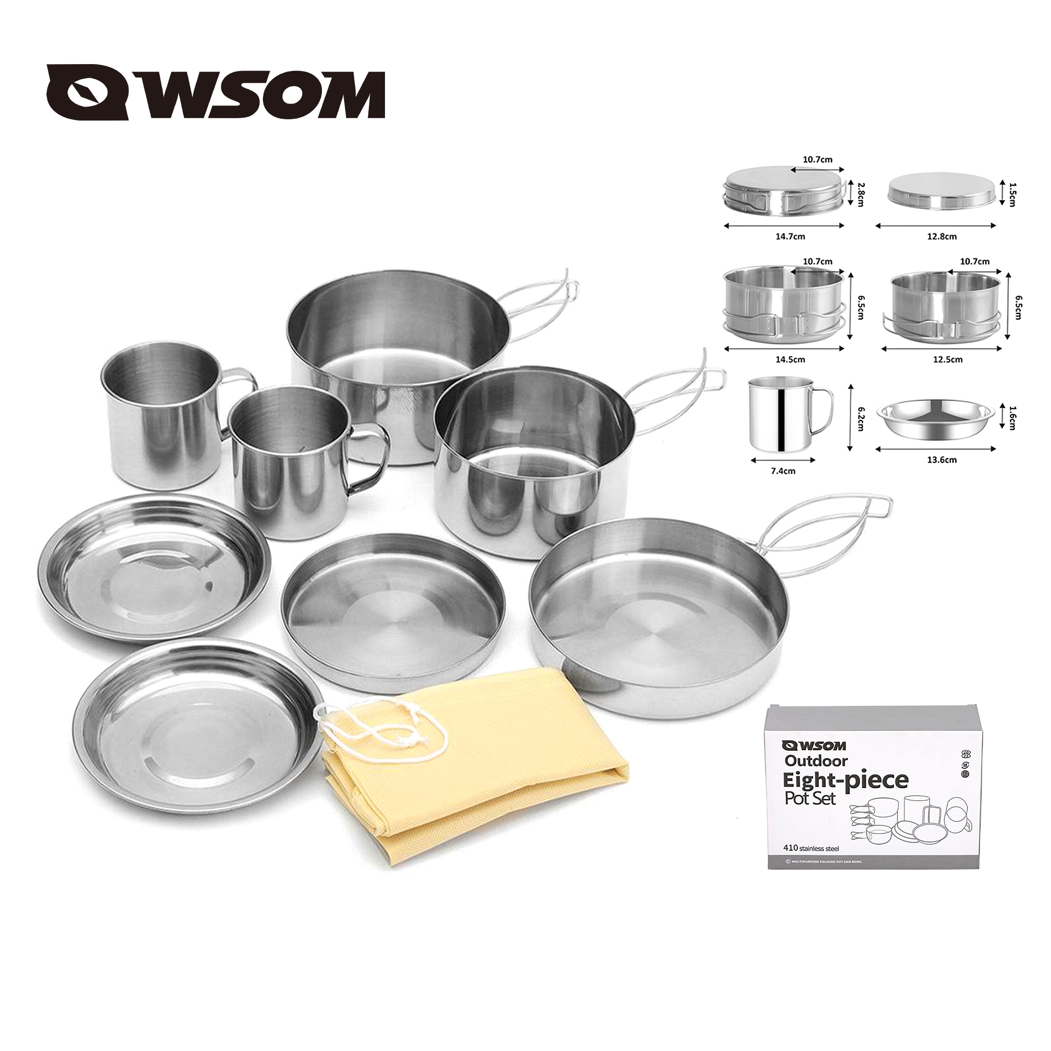 Eight-piece lunch box HW-101021