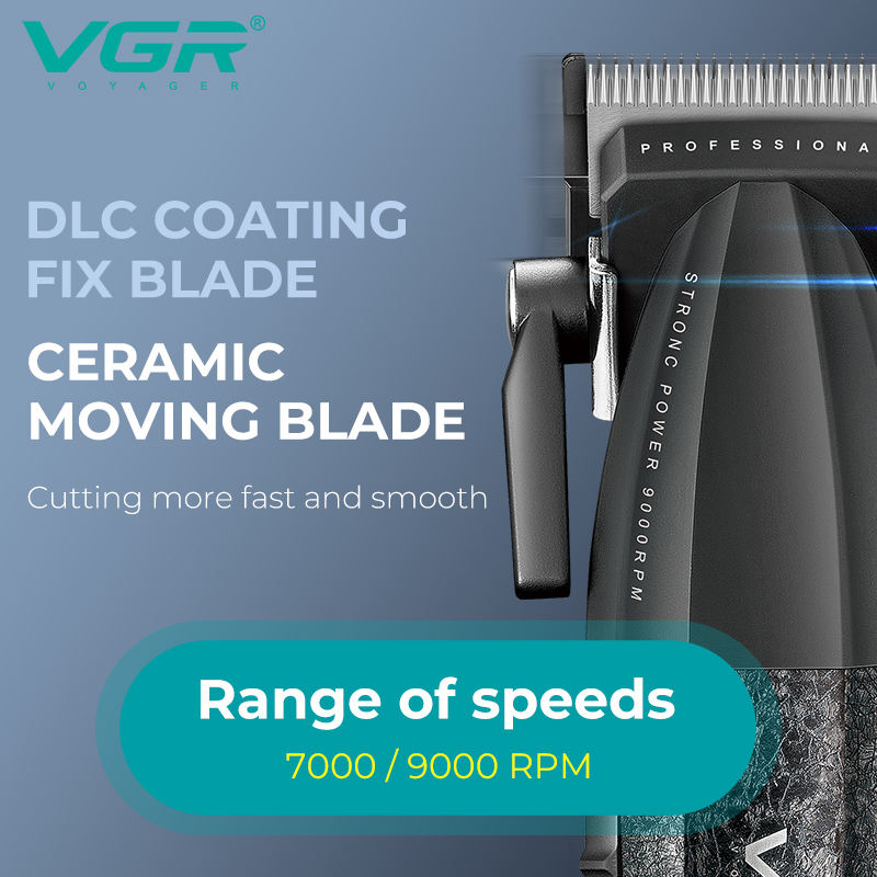 VGR V-640 DLC high-speed motor hair clipper, specially designed for barber shops, rechargeable for men Application Scenario