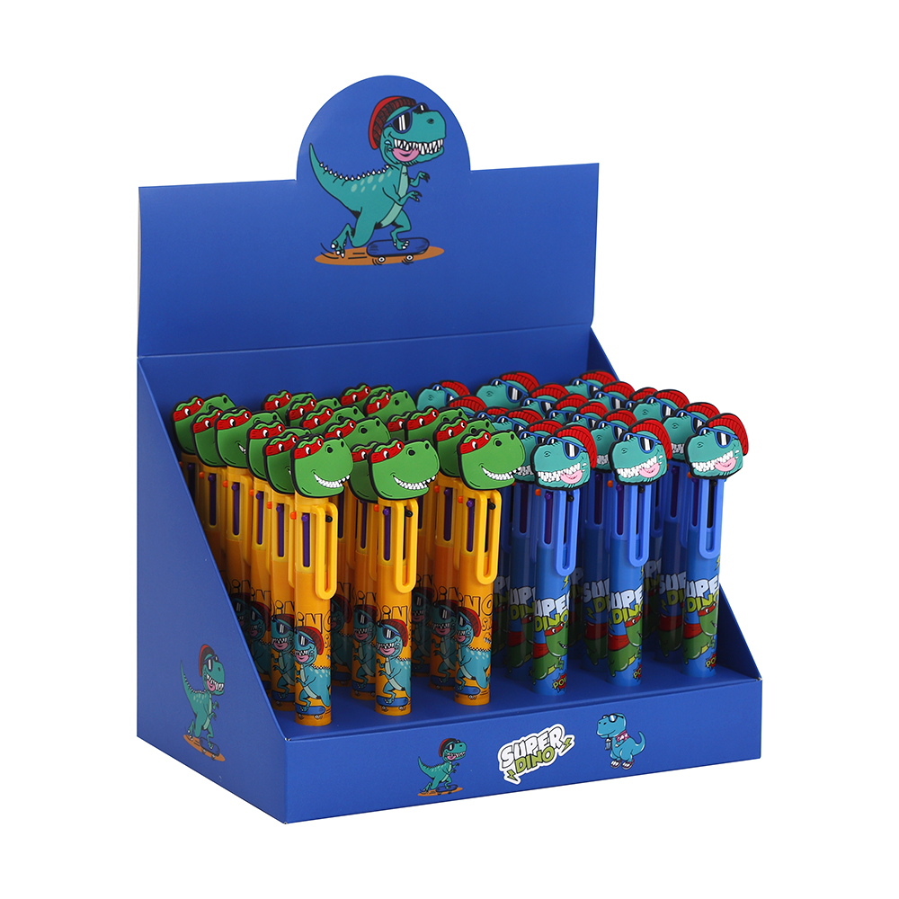 六色卡通圆珠笔 —— 儿童可爱款 多彩书写笔 Application Scenario