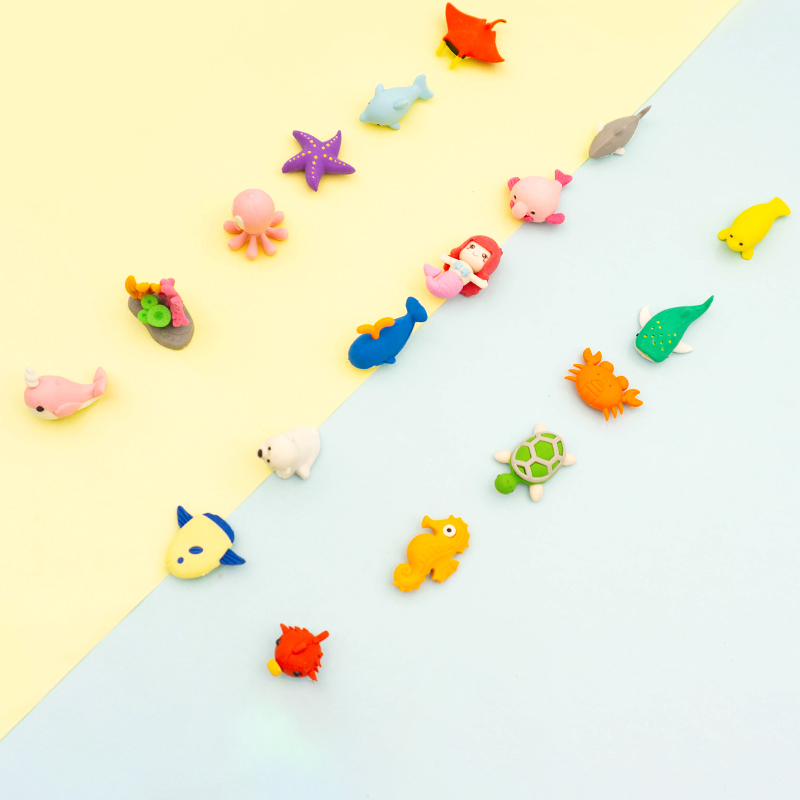 Underwater world-themed eraser Item Picture