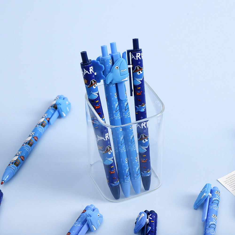 带挂饰按动中性笔 / 圆珠笔 —— 学生文具 书写用笔 Item Picture