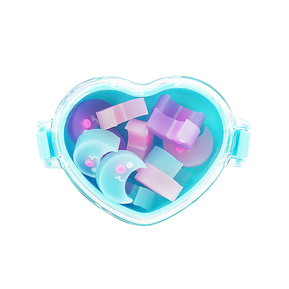 Moon-shaped eraser Item Picture