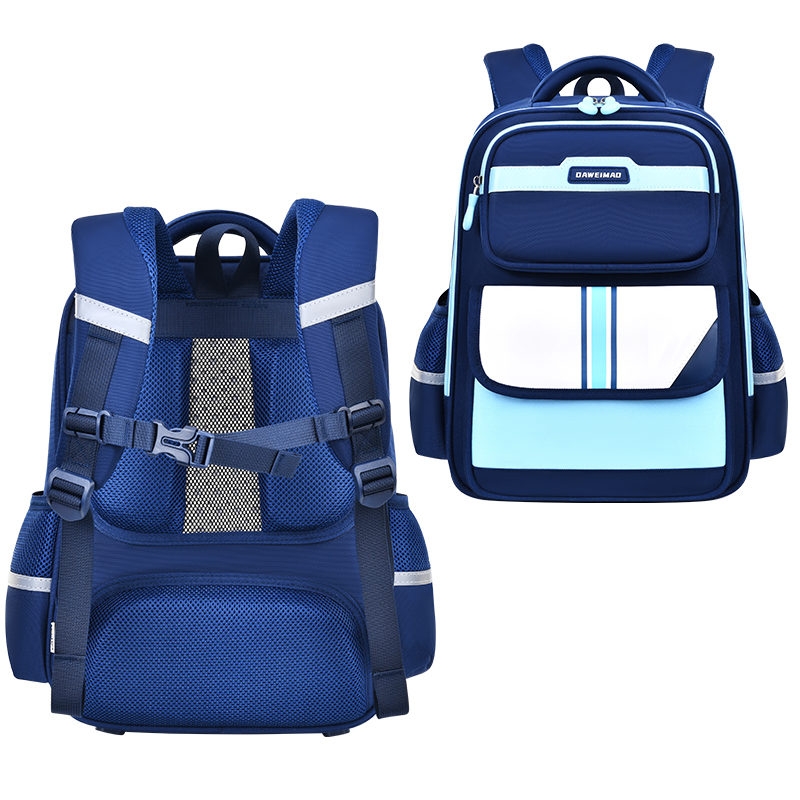 Large-tailed cat fashionable, casual, lightweight, lightweight, waterproof, large-capacity backpack for waist and spine support, primary school schoolbag Specification image