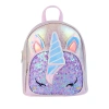 Big tail cat sequined unicorn children's backpack, cartoon cute princess, girls fashionable and cute children's backpack details Picture