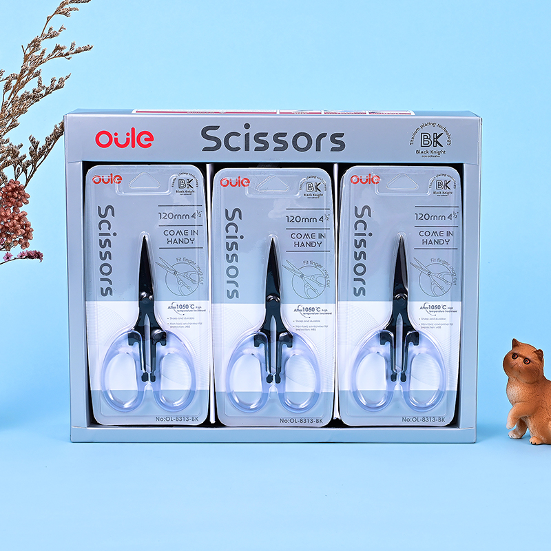 Titanium-coated office scissors Specification image